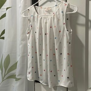 Sleeveless blouse